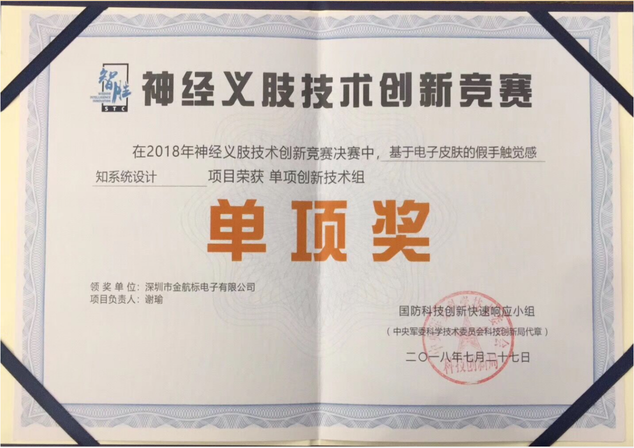  金航標(biāo)kinghelm獲得[敏感詞][敏感詞][敏感詞]科技創(chuàng)新單項(xiàng)獎